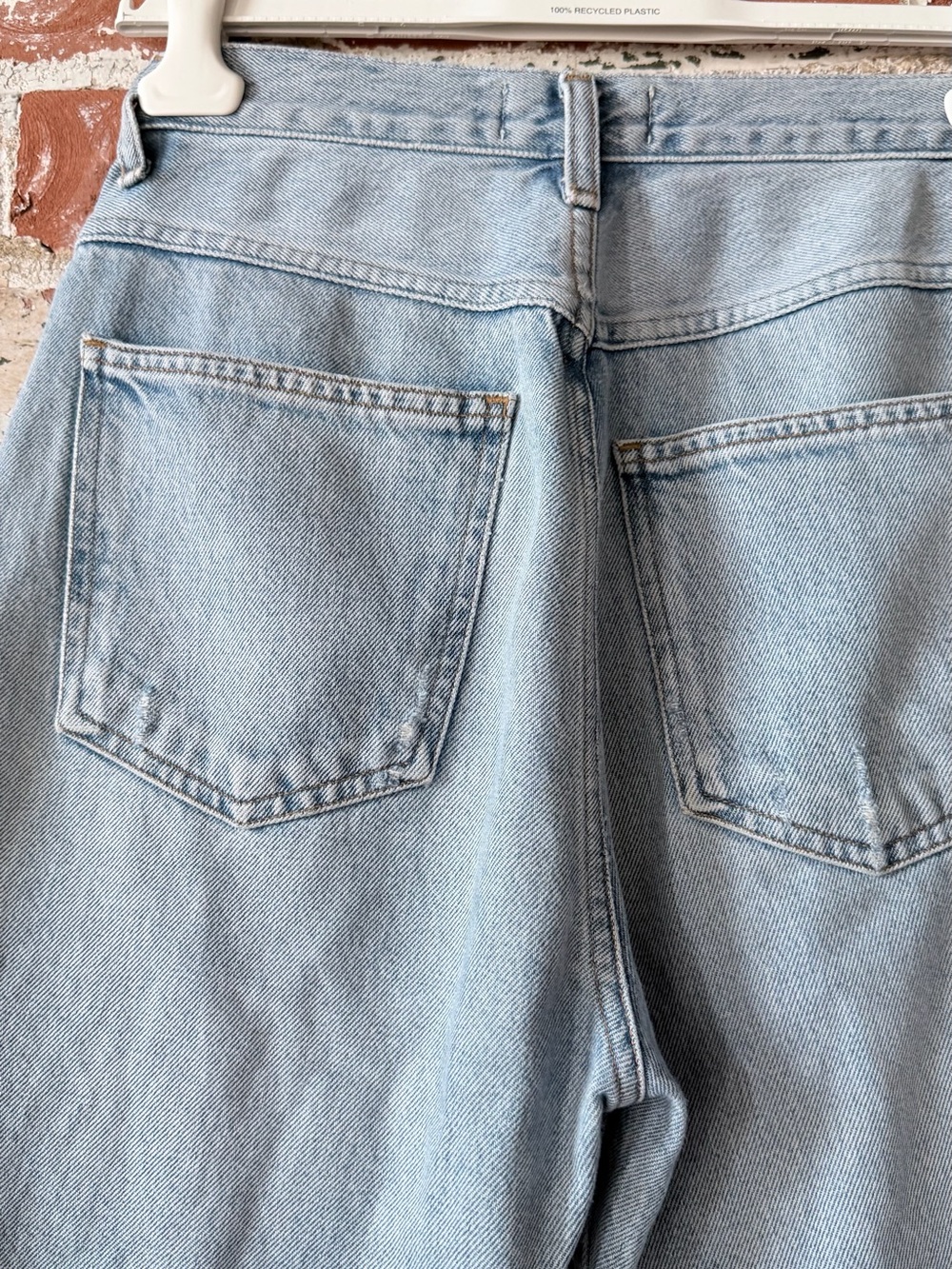 Agolde Pinch Waist High Rise Kick Jeans in Riptide - Picture 12 of 13